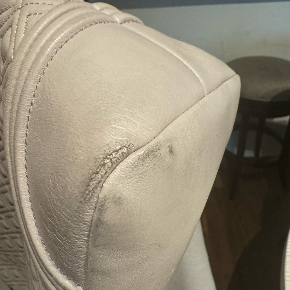 Tory Burch Fleming in pale pink leather - Picture 6 of 7